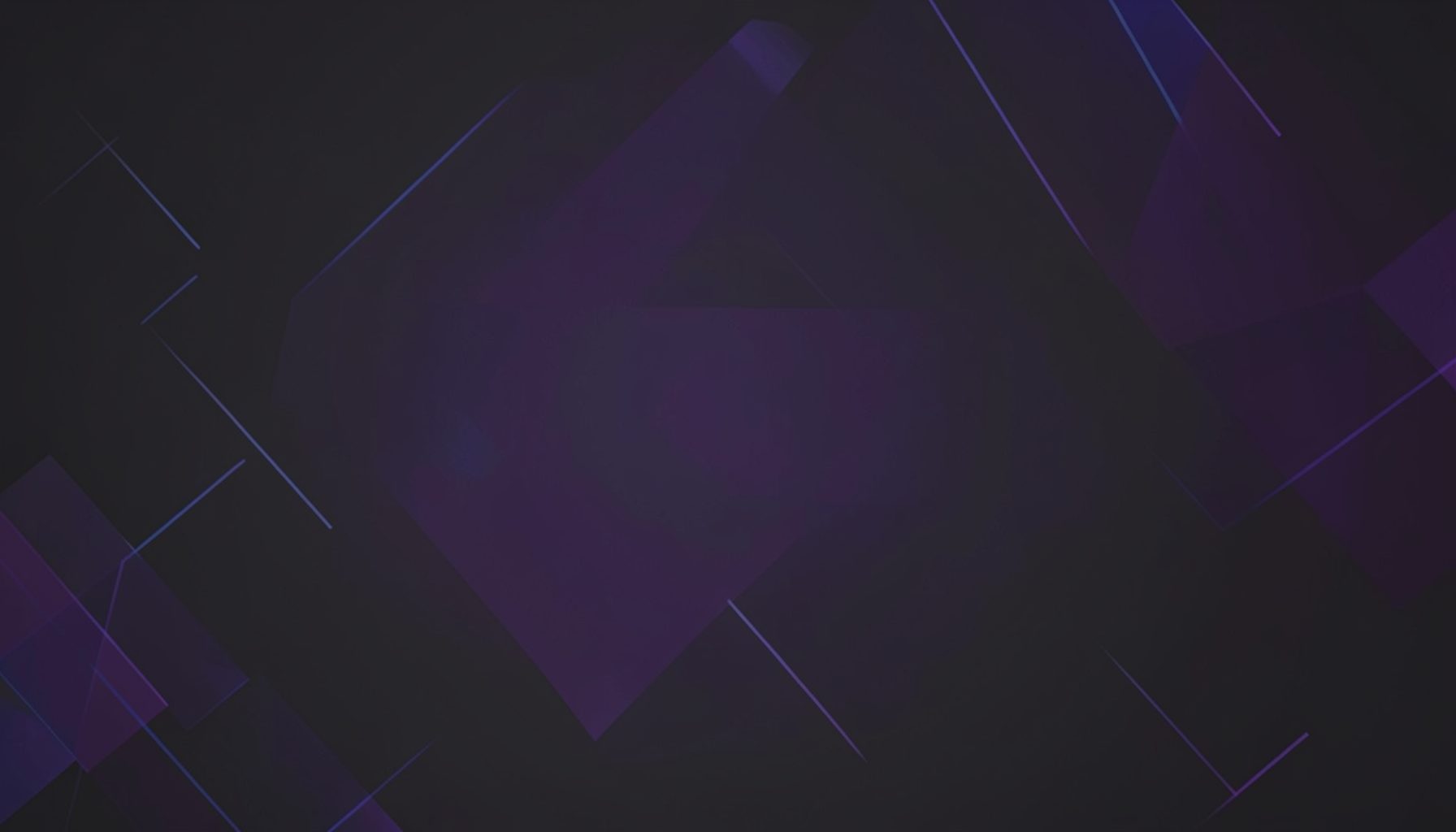 Deep charcoal backdrop with purple-blue gradient highlights and abstract geometric shapes, suggesting data and analytics